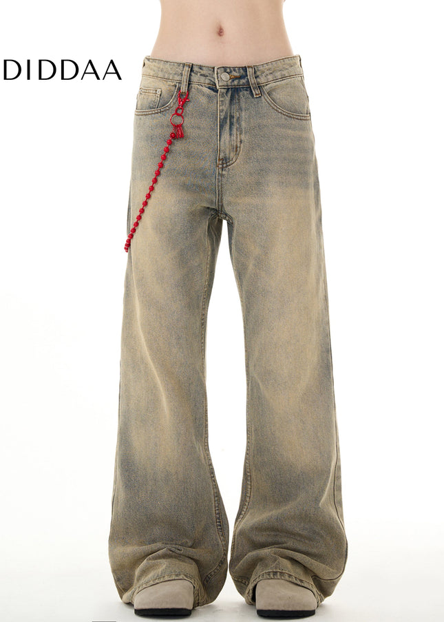 Vintage Wash Loose Fit Jeans for Men and Women - Men’s Jeans