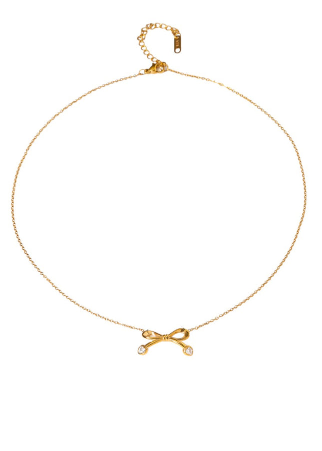 Bow Necklace