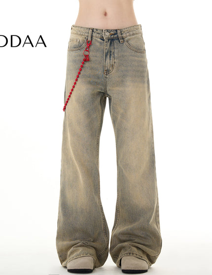 Vintage Wash Loose Fit Jeans for Men and Women - S / Grey - Men’s Jeans