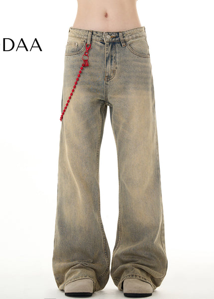 Vintage Wash Loose Fit Jeans for Men and Women - S / Grey - Men’s Jeans