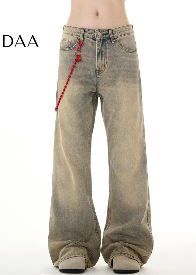 Vintage Wash Loose Fit Jeans for Men and Women - S / Grey - Men’s Jeans