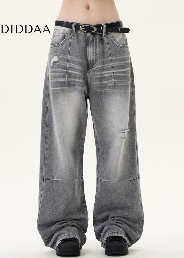 Blue Distressed Ripped Vintage Jeans for Men and Women - Men’s Jeans