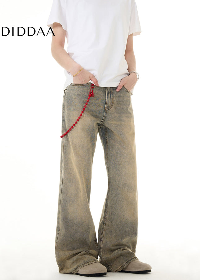 Vintage Wash Loose Fit Jeans for Men and Women - Men’s Jeans