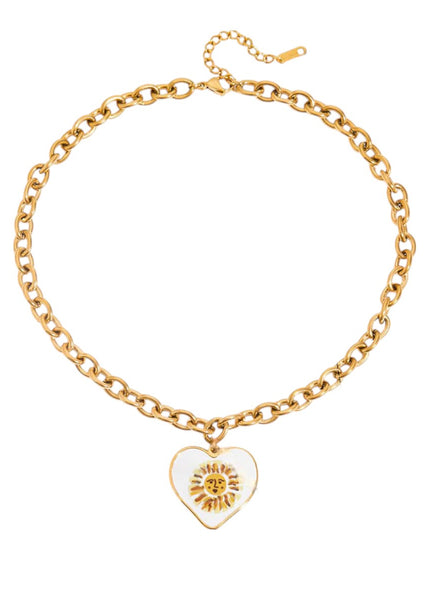 Cream Necklace