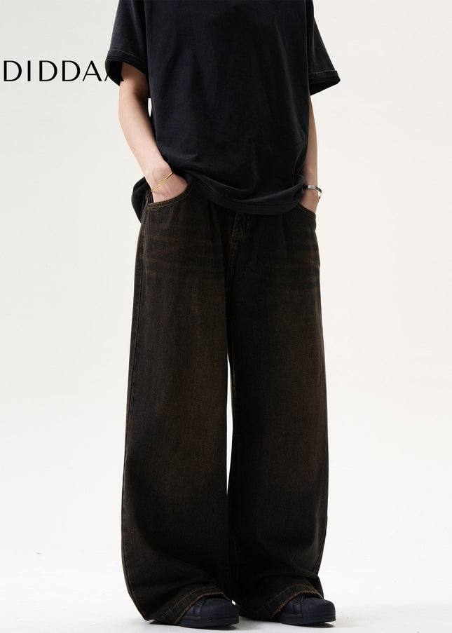 Blue Vintage Loose Fit Baggy Jeans for Men - Men’s Jeans