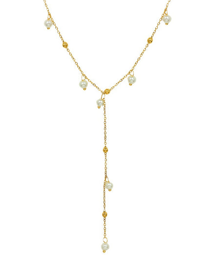 marka french style imitation baroque pearl necklace