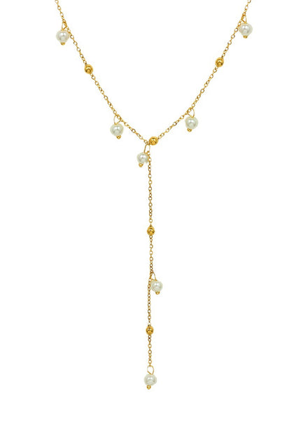 marka french style imitation baroque pearl necklace