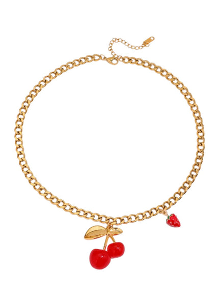 Cherries Necklace