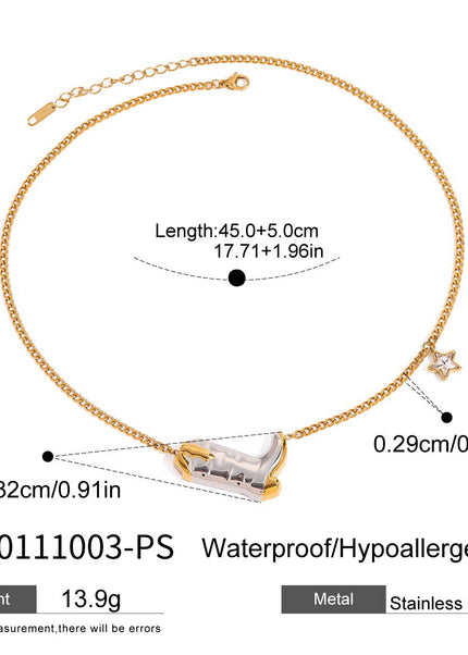 Boot Necklace