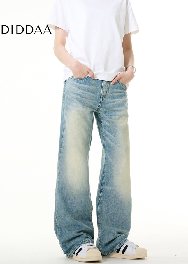 Blue Vintage Cleanfit Bootcut Jeans for Men and Women - Men’s Jeans