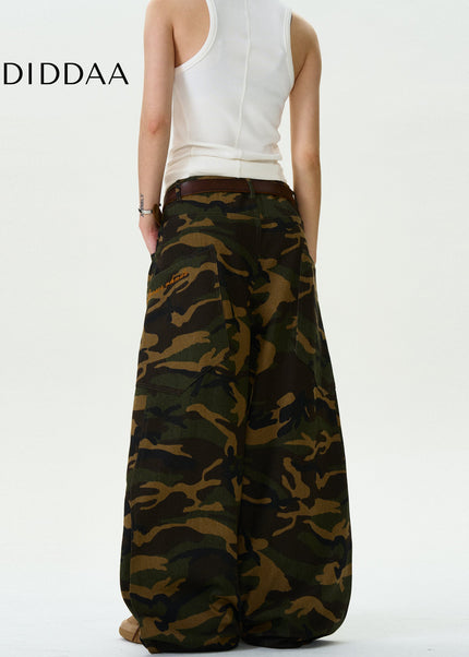 Camouflage Loose Fit MADWITCH Vintage Scimitar Jeans - Men’s Jeans