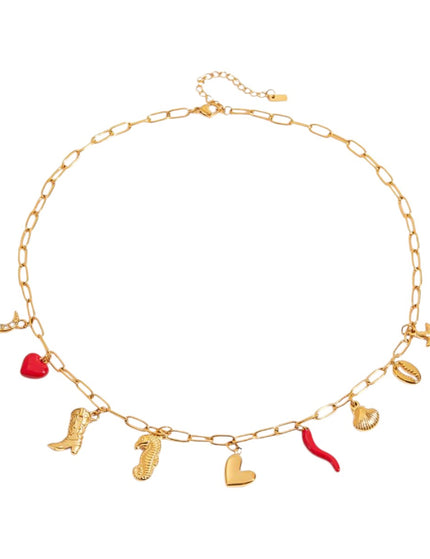 Cluttered Necklace