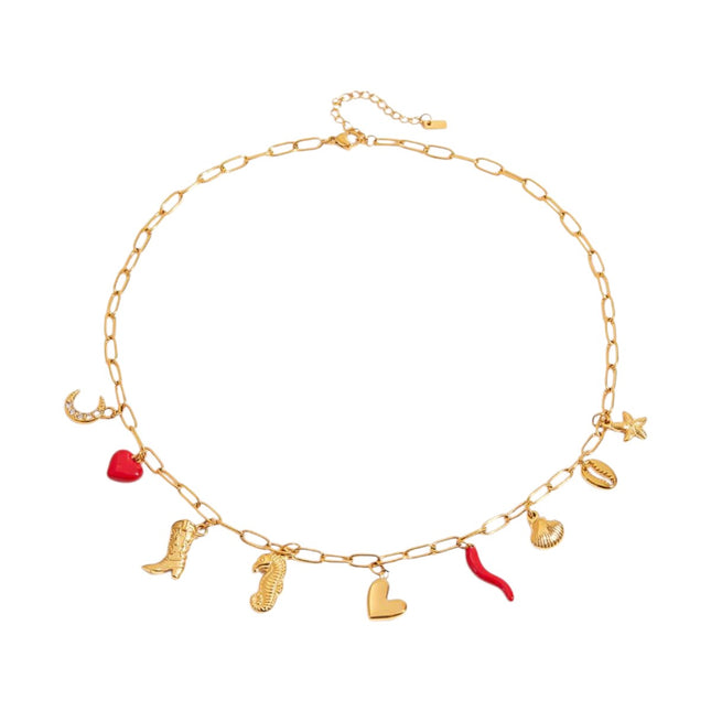 Cluttered Necklace