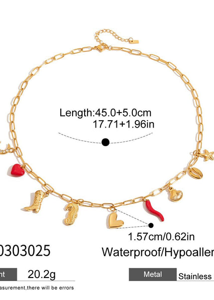 Cluttered Necklace