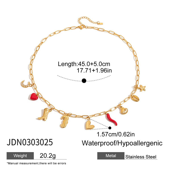 Cluttered Necklace