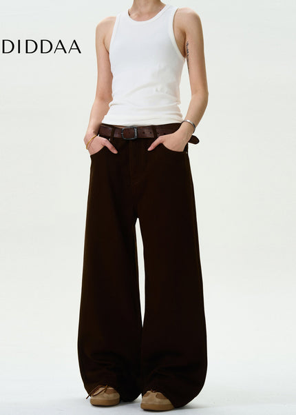 Gray Winter Fleece Retro Bootcut Jeans for Men and Women - Men’s Jeans