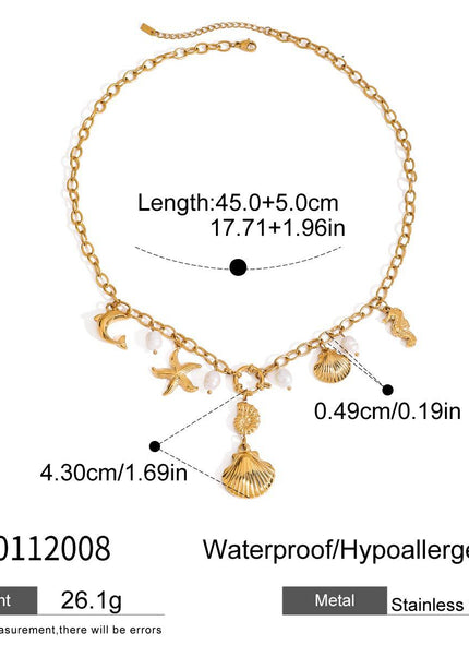 Cream Necklace