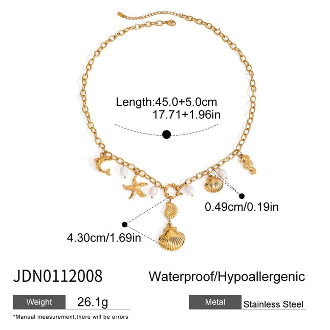 Cream Necklace