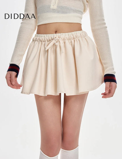 Apricot High-Waisted Slim A-Line Skirt for Women - S / Grey - Skirts