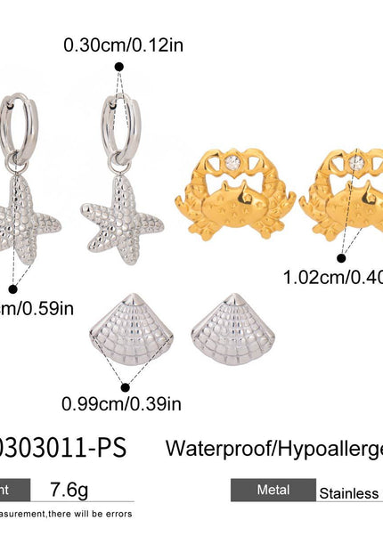 Aqua Earrings