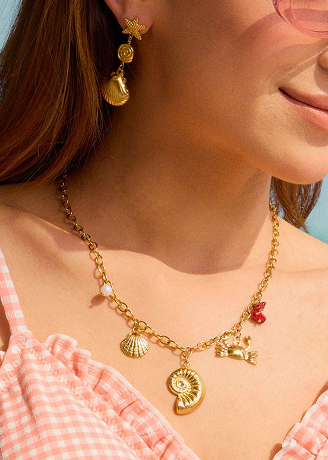 Jieding European and American titanium steel earrings, light luxury, high-end sense of resort earrings, niche design, studs, stainless steel jewelry, cross-border