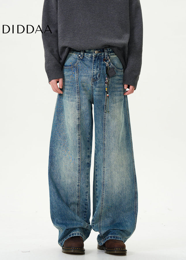 Beige High-Quality Banana Pants for Trendy Men - Women’s Jeans