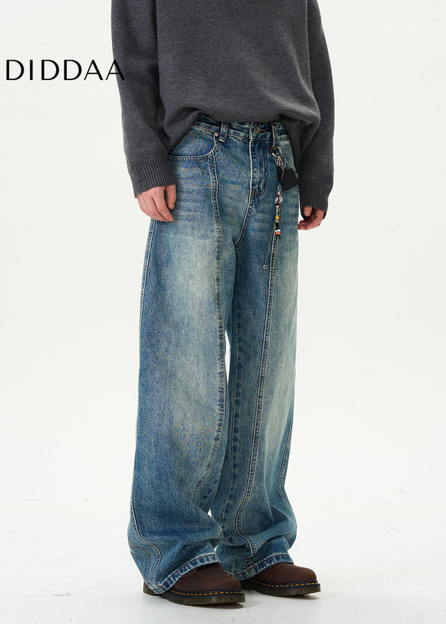 Beige High-Quality Banana Pants for Trendy Men - Women’s Jeans