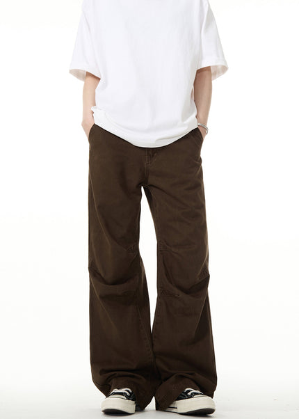 Beige Loose Fit Cargo Jeans for Men Vintage Style - Men’s Jeans