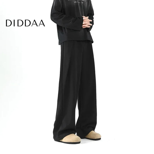 Beige Loose Fit Deconstructed Casual Pants For Men - Unisex Sweatpants