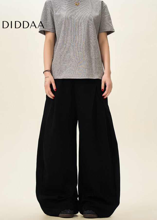 Beige Loose Fit Drape Banana Pants for Men and Women - Unisex Sweatpants