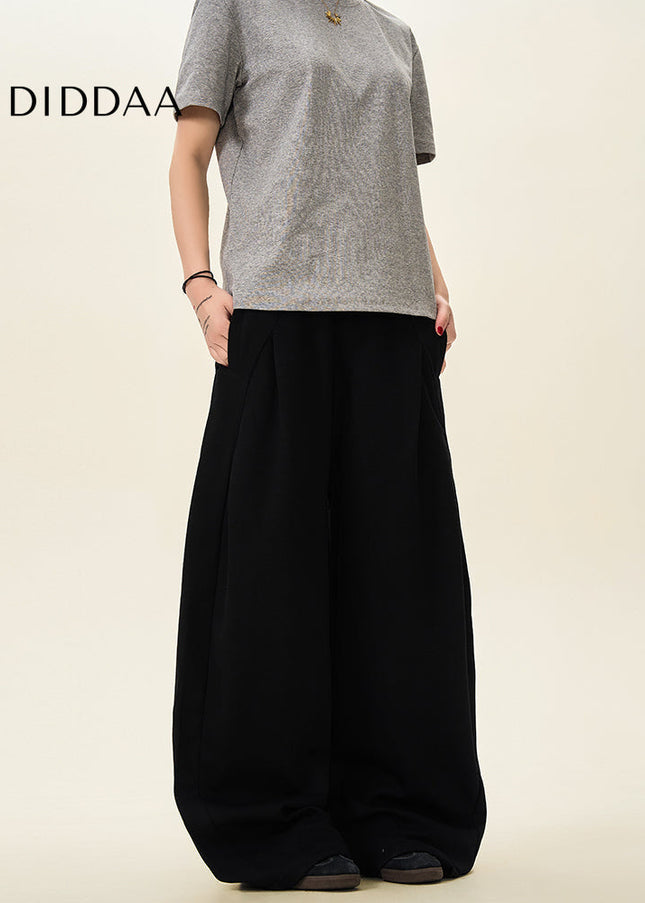 Beige Loose Fit Drape Banana Pants for Men and Women - Unisex Sweatpants