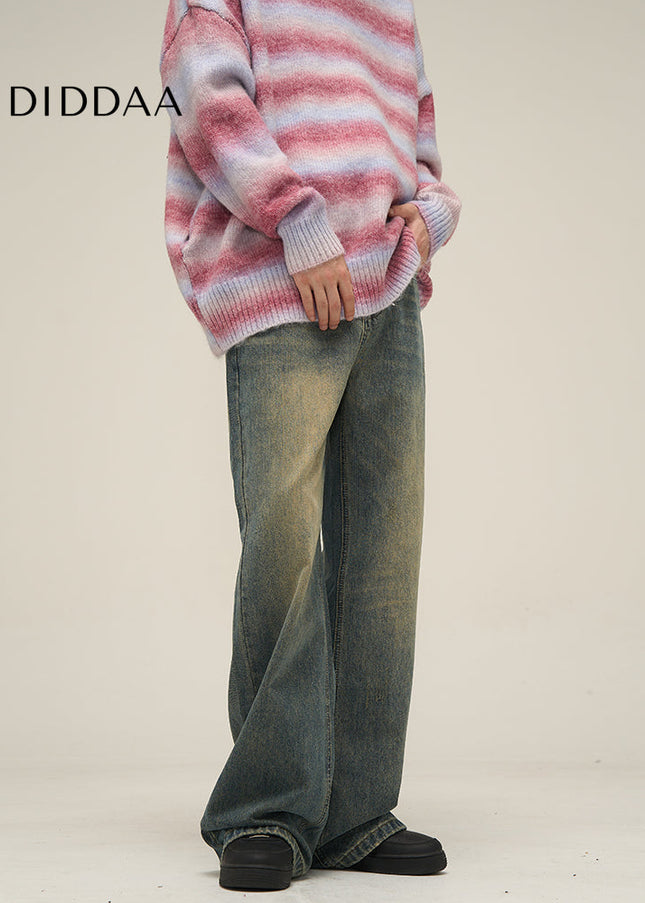 Beige Loose Fit High-End Jeans Tail Lang’s Shop - Women’s Jeans