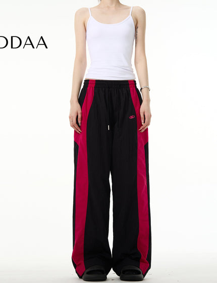Beige Loose Fit Paratrooper Straight Leg Pants - S / Black - Unisex Sweatpants