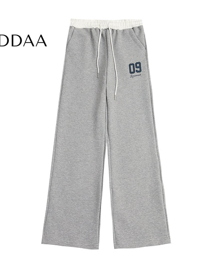 Black American-Style Heavyweight Loose Sweatpants - S / Grey - Unisex Sweatpants