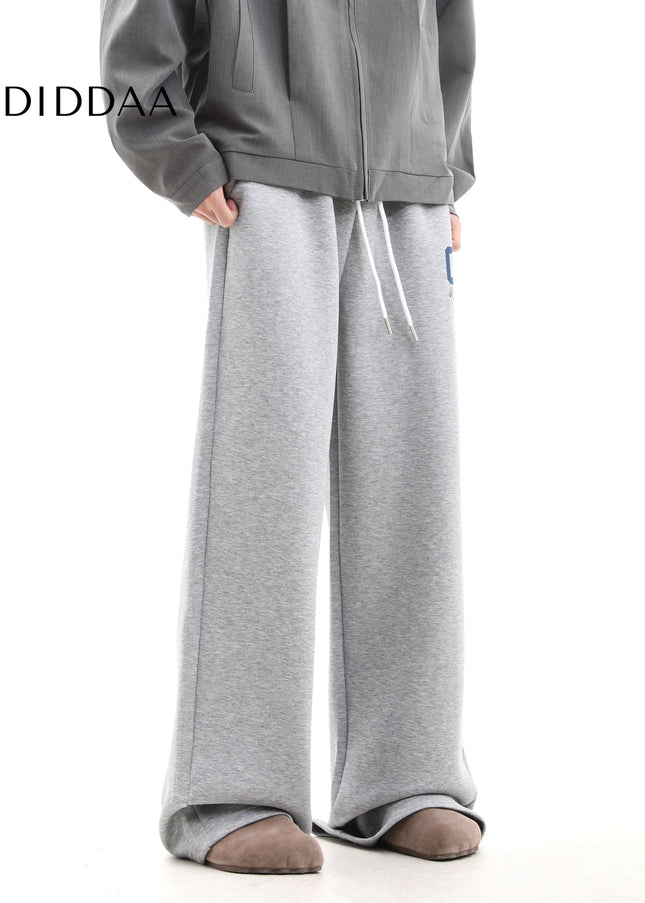 Black American-Style Heavyweight Loose Sweatpants - Unisex Sweatpants
