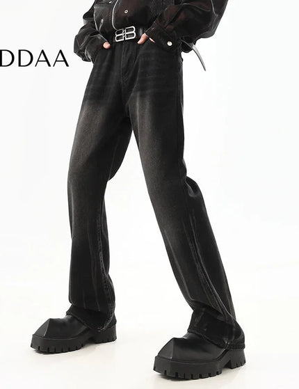 Black Cleanfit Bootcut Jeans for Men 2024 Retro Style - M / Black - Men’s Jeans