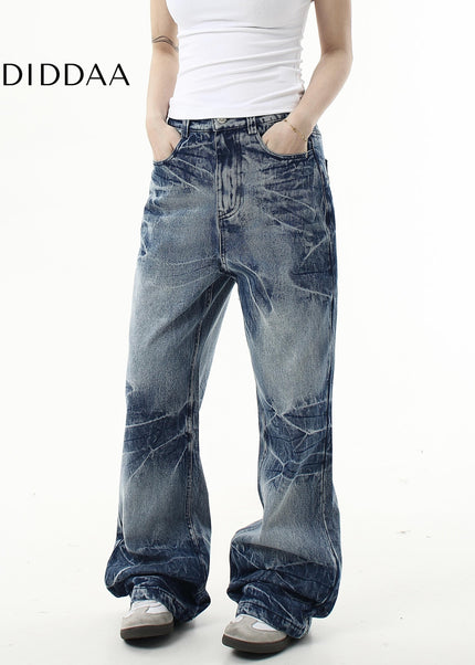 Black Cleanfit Washed Lightning Stripe Jeans - Women’s Jeans