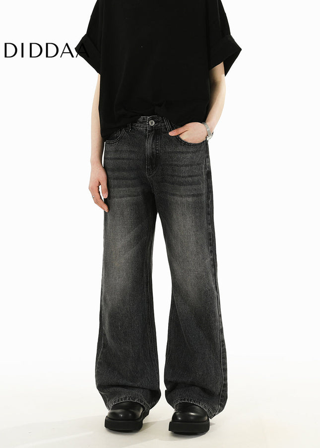 Black Distressed Bootcut Jeans for Men and Women - Men’s Jeans