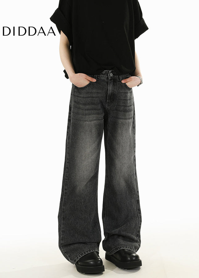 Black Distressed Bootcut Jeans for Men and Women - Men’s Jeans