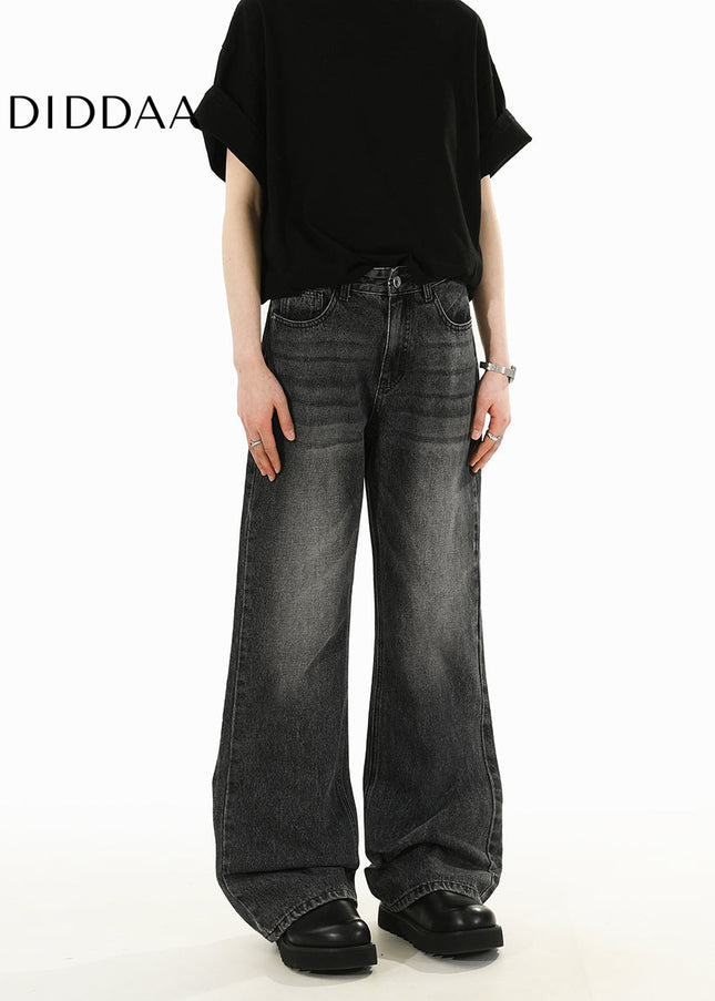 Black Distressed Bootcut Jeans for Men and Women - Men’s Jeans