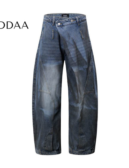 Black Distressed Deconstructed Scimitar Jeans - S / Grey - Women’s Jeans