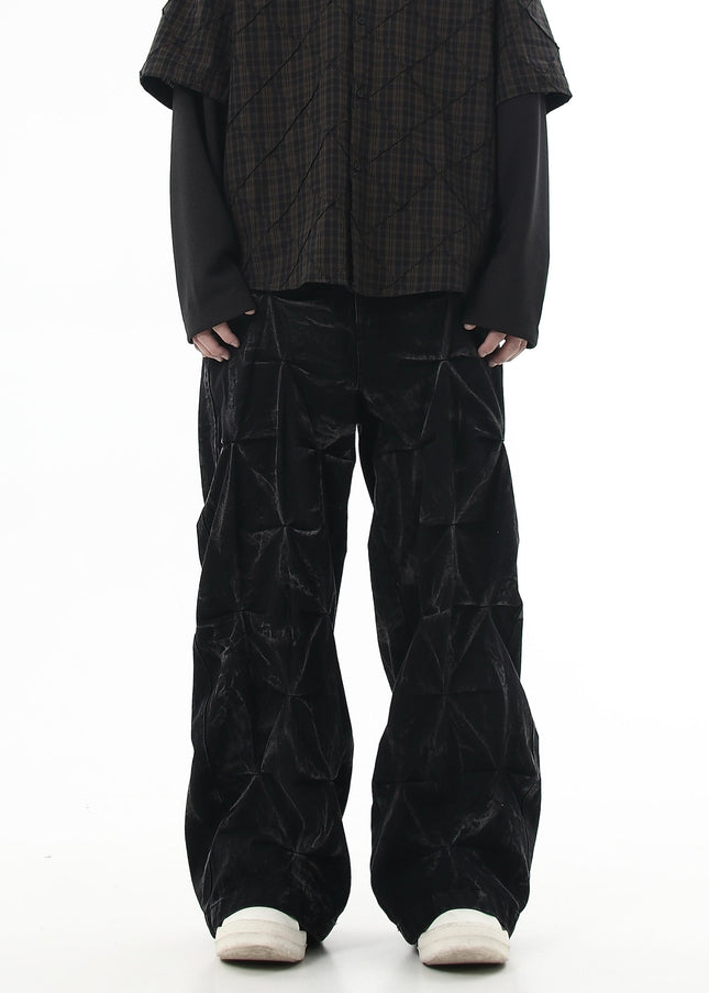 Black Distressed Deconstructed Straight-Leg Jeans - Women’s Jeans