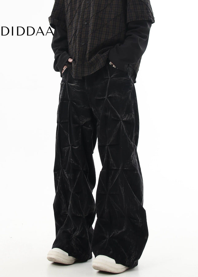 Black Distressed Deconstructed Straight-Leg Jeans - Women’s Jeans