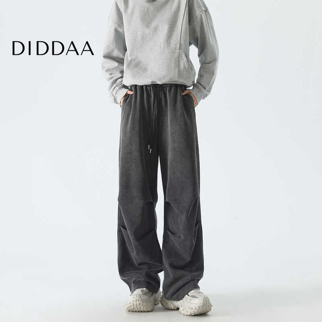 Black Distressed Loose Fit Casual Pants for Men - S / Black - Unisex Sweatpants