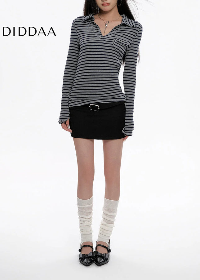 Black High Waist A-Line Short Skirt Summer 2025 Fashion - Skirts