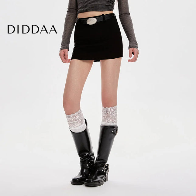 Black High-Waisted A-Line Skirt for Women - S / Black - Skirts