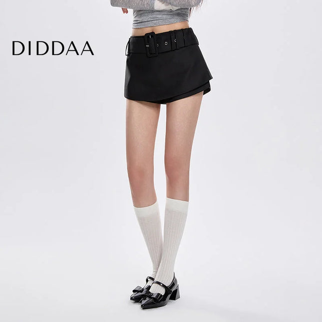 Black High-Waisted A-Line Skirt for Women Spring Autumn - S / Black - Skirts