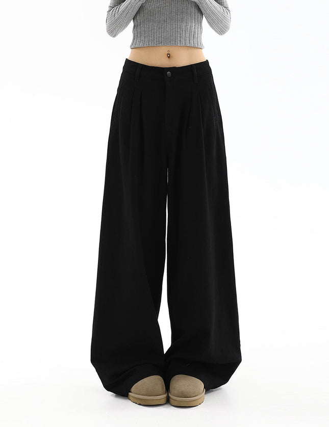 Black High-Waisted Straight Leg Jeans Women’s Spring 2025 - Women’s Jeans