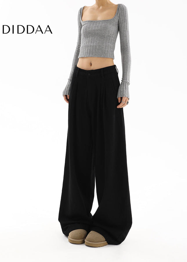 Black High-Waisted Straight Leg Jeans Women’s Spring 2025 - Women’s Jeans