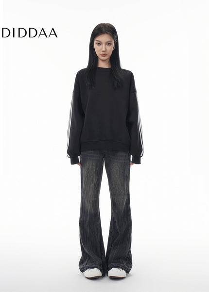 Black Loose Fit Bootcut Jeans Women’s Spring 2025 - Women’s Jeans